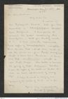 Nachlass Franz Steindachner, Brief von David Starr Jordan an Franz Steindachner (27.11.1882), Inv.Nr. 259.06, Seite 1